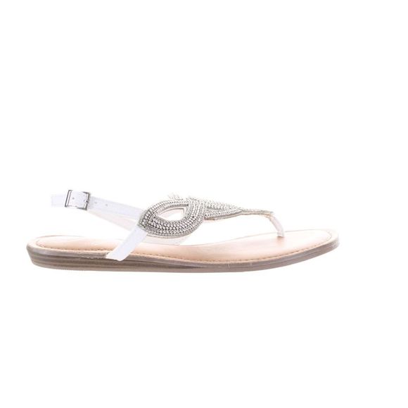 Fergie Shoes - Fergie Womens White Slingbacks Size 6.5 Medium (B, M)